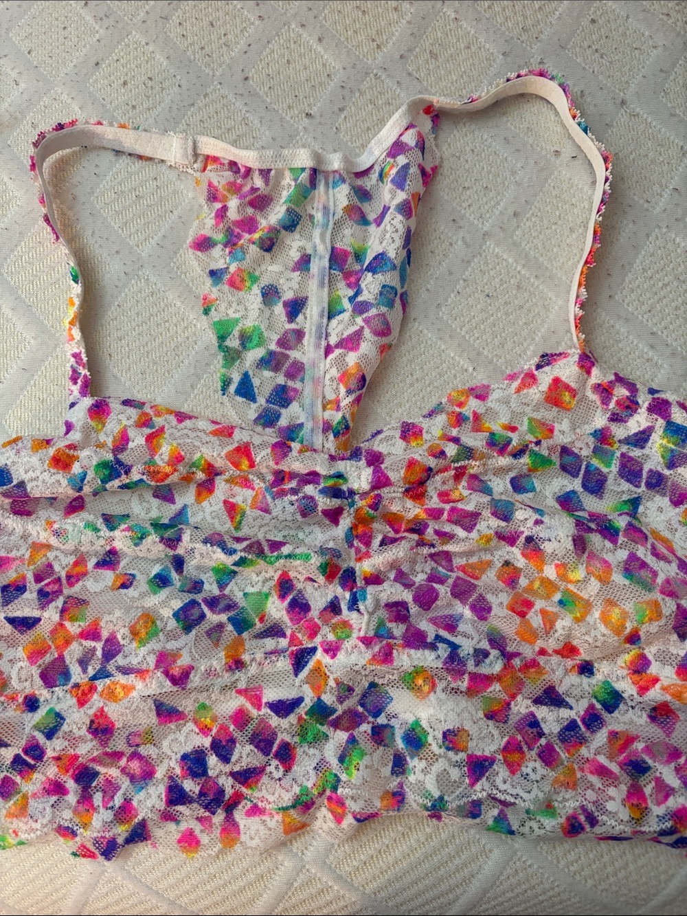 PINK Victoria's Secret Multicolor Lace Bralette